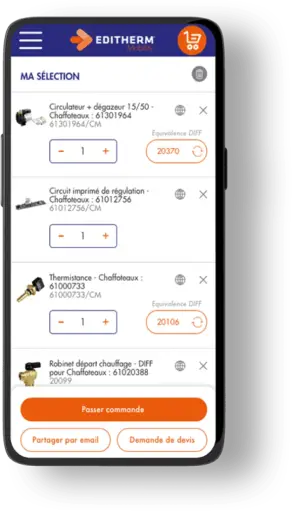 Codes erreurs Editherm Mobility